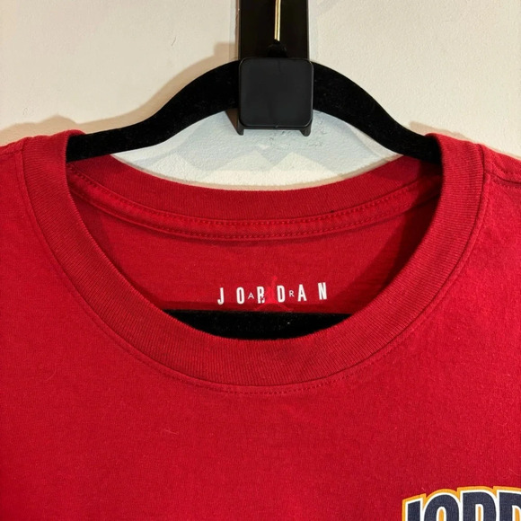NIKE AIR JORDAN Sz XL 100% Cotton Short Sleeve  Tee T-Shirt - Picture 2 of 6